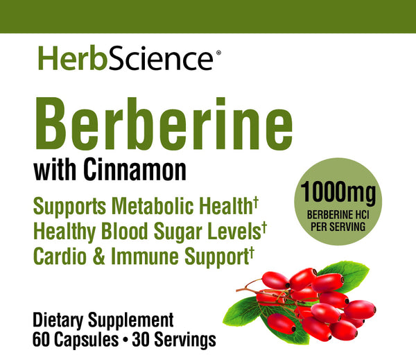 Berberine with Cinnamon by HerbScience®