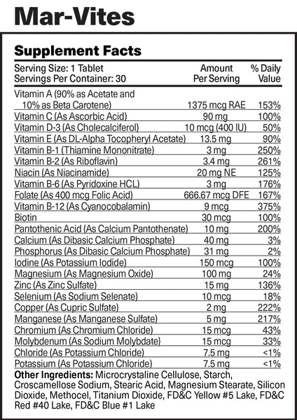 Mar-Vites Daily Multi-Vitamin
